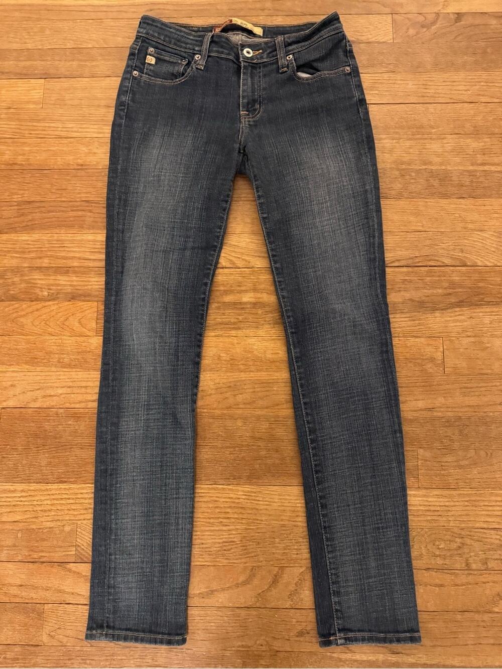 Big Star Women's Blue Alex Mid Rise Skinny Jeans - Size 27
 b54